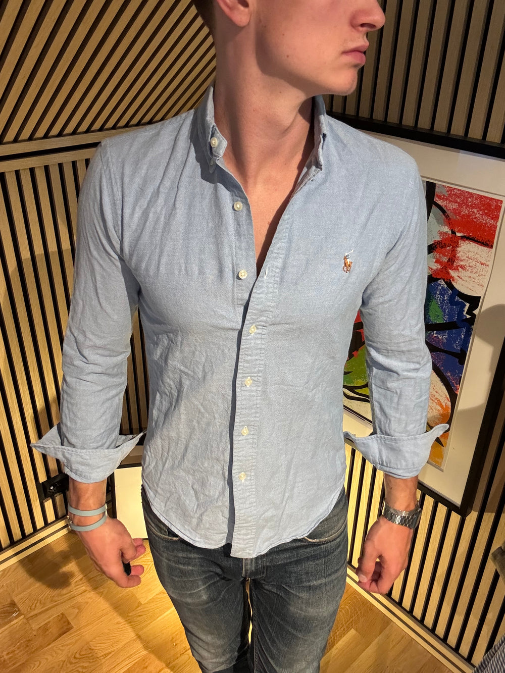 Polo Oxford Skjorte S