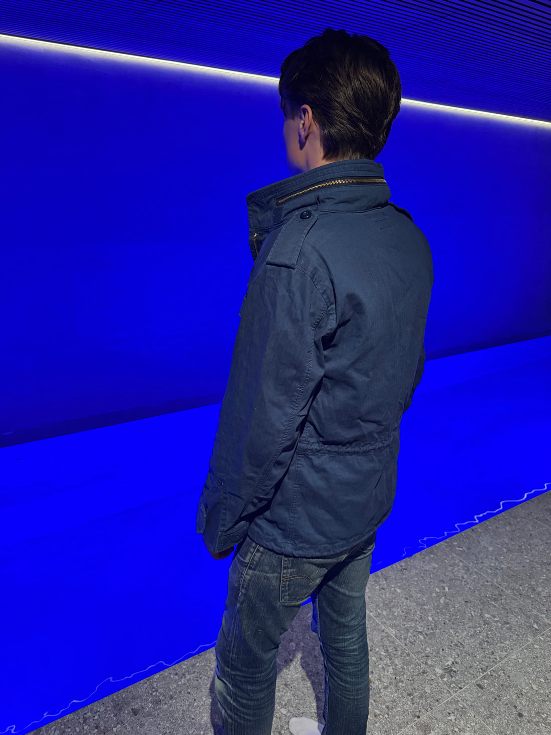 Polo Ralph Lauren Feltjakke – Marineblå M65-stil S-M