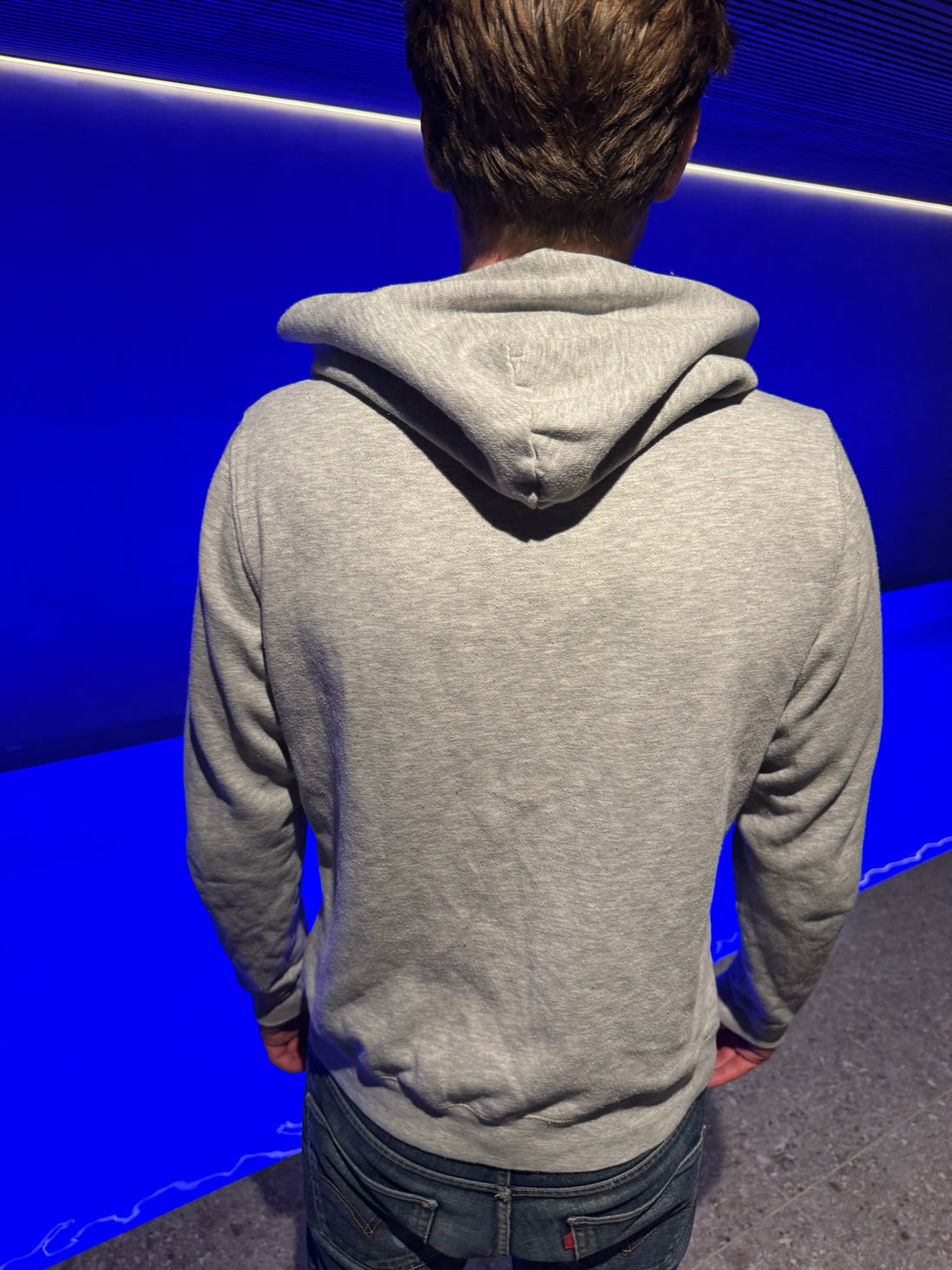 Polo Jeans Co. Hettejakke – Grå med flaggmotiv L