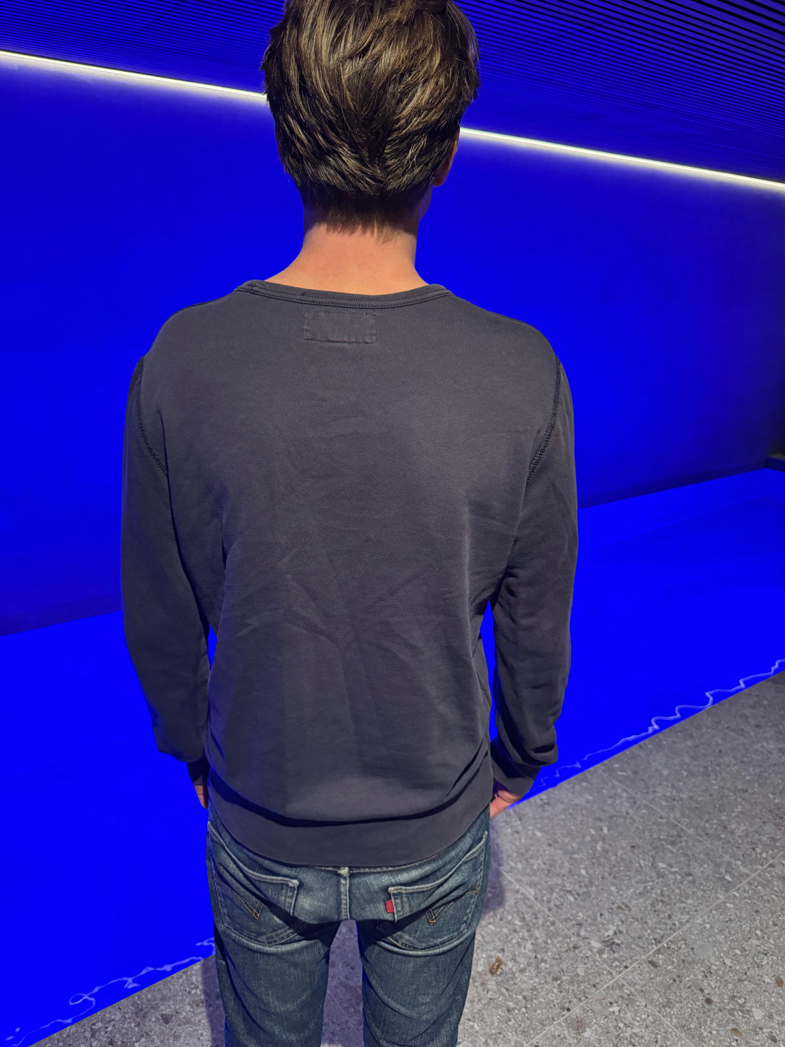 Denim & Supply Ralph Lauren Sweatshirt – Svart «Fine Quality Motors» M