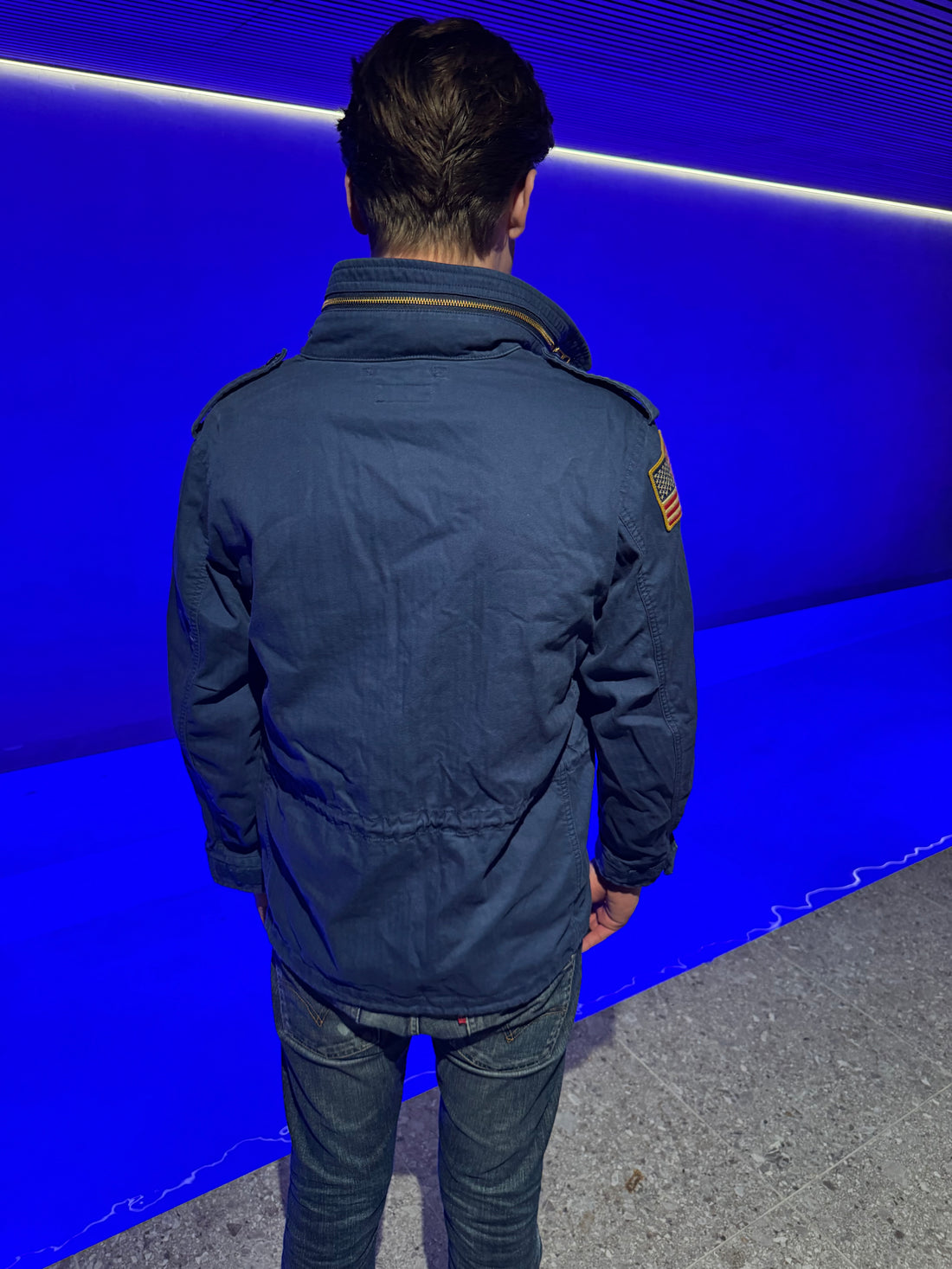 Polo Ralph Lauren Feltjakke – Marineblå M65-stil S-M