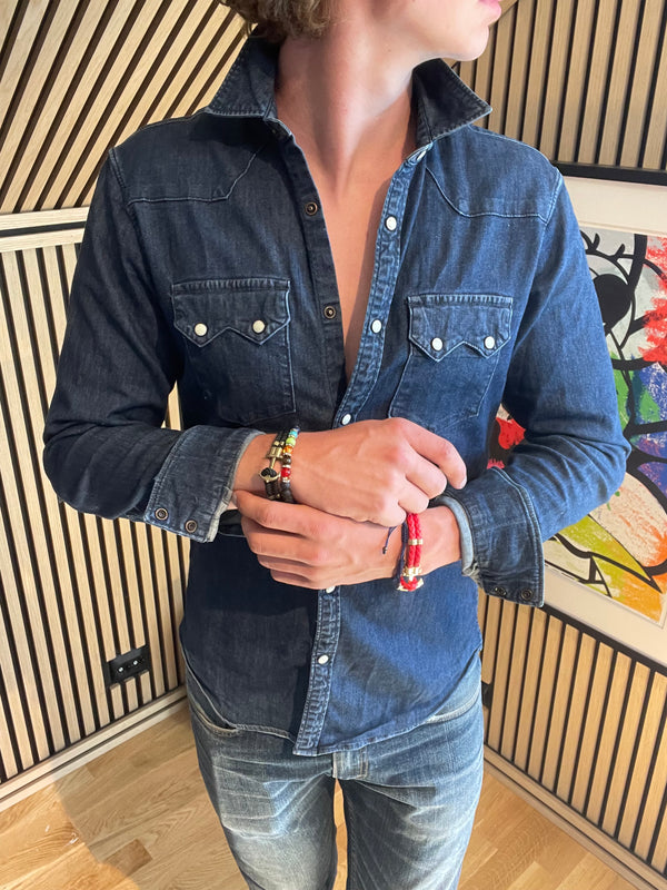 Denim Skjorte Indigo - M