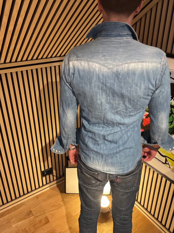 Denim Skjorte S-M