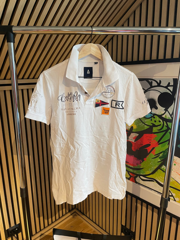 Gaastra – Hvit "Copa del Rey 14" Premium Piqué S