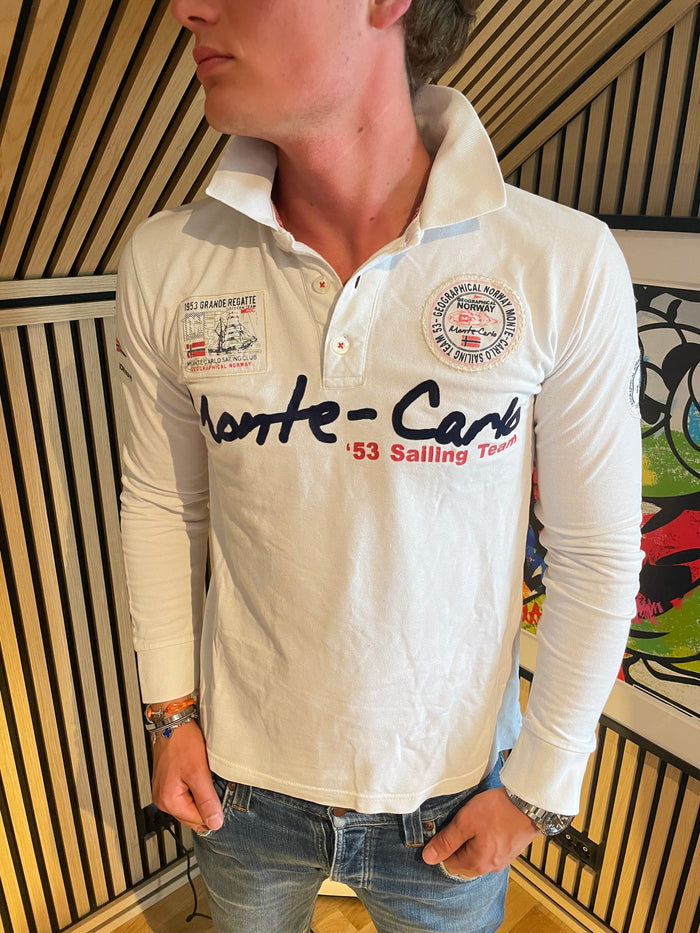 Geographical Norway «Monte-Carlo Sailing» Long-Sleeve Polo