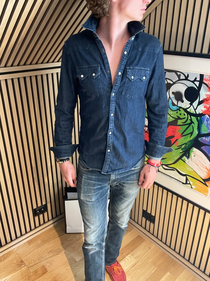 Denim Skjorte Indigo - M