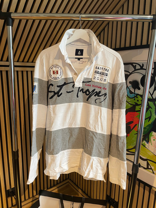 Gaastra – Hvit og Grå Saint-Tropez Langermet Rugby L