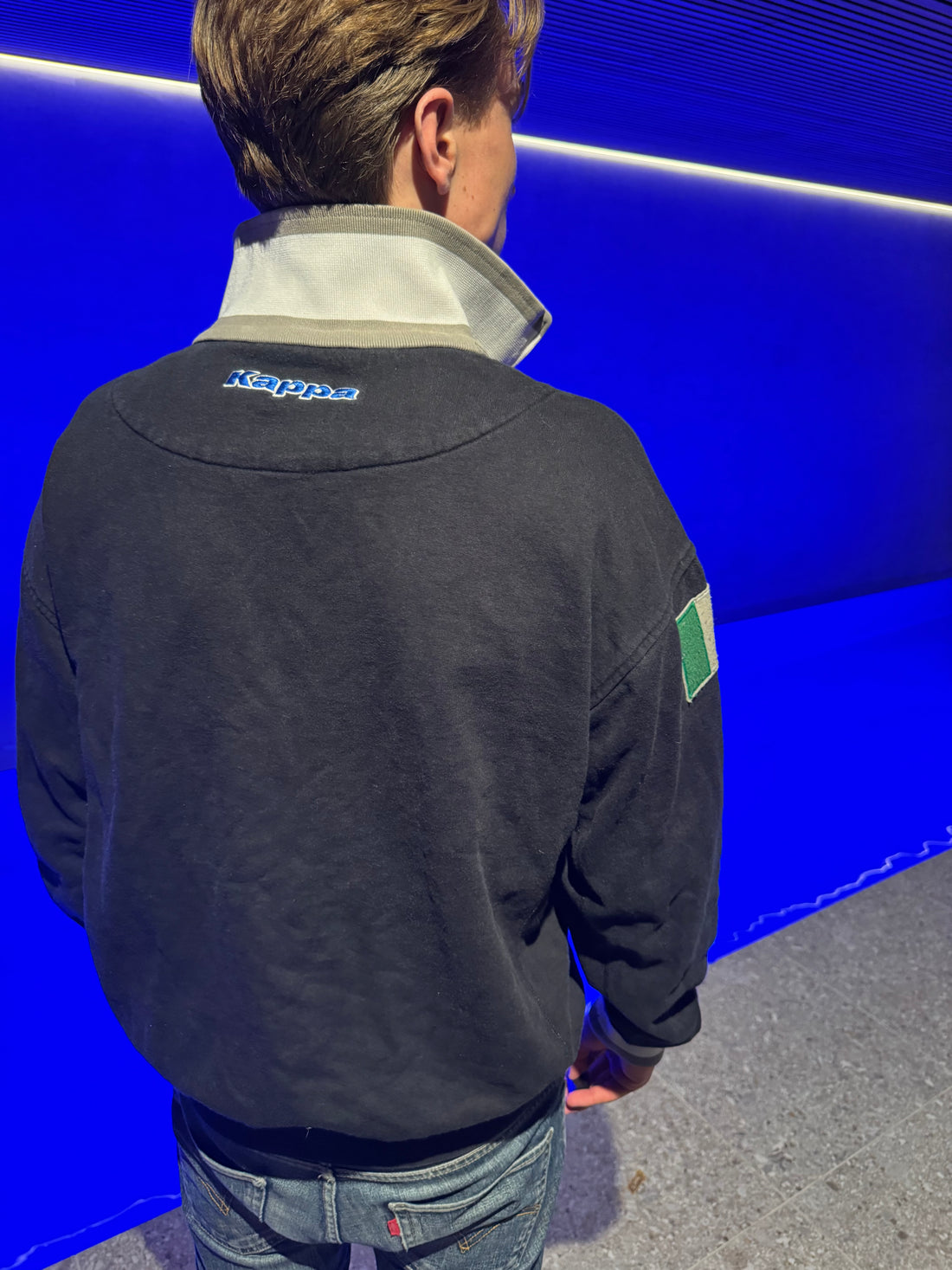 Kappa Mascalzone Latino Tracktop – Marineblå America's Cup-jakke L