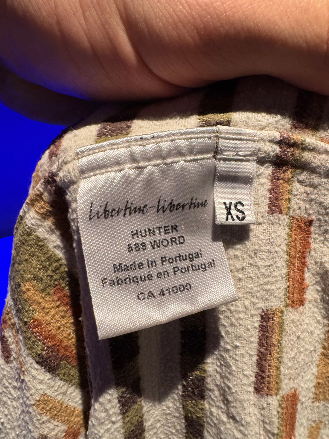 Libertine-Libertine Hunter Skjorte – Offwhite westernmønster S-M