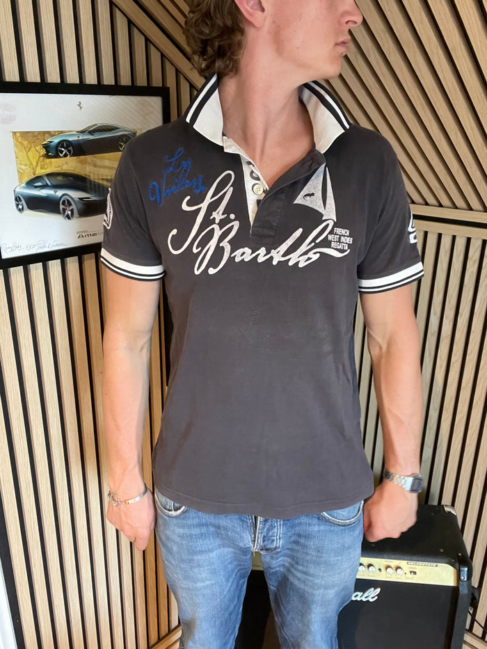 Gaastra – Grå "Les Voiles de St. Barth" Limited Edition Piqué L