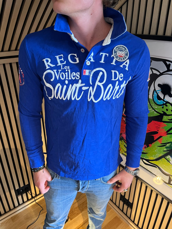 Gaastra Saint-Barth Rugby Genser – Kongeblå | Str. Medium